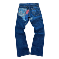 Fabricant de jeans en denim sur mesure, streetwear, jeans skinny déchirés et patchés pour hommes