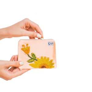 กระเป๋าใส่เหรียญประดับลูกปัดทำด้วยมือกระเป๋ามีซิปขนาดเล็กกระเป๋าปักลายดอกไม้ดีไซน์พื้นเมืองสำหรับผู้หญิงของขวัญเครื่องประดับสำหรับเด็กผู้หญิง - Product Image 6