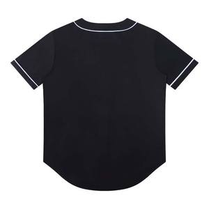 Diseño personalizado bordado impresión sublimación camisas cuello en V hombres pulóver béisbol Jersey 100% poliéster diferente Color adulto - Product Image 5