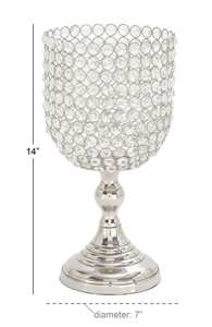 Bougie en métal à la mode 2025, bougeoir en cristal, bougie-ouragan - Product Image 2