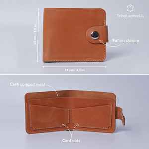 Classic Slim Genuine <b>Leather</b> Bi Fold Wallet RFID Blocking <b>Purse</b> <b>For</b> <b>Men</b> With Card Holder Wholesale BFW-0083 - Product Image 6