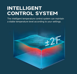 NUEVO Robot Limpiador de Piscinas con Bomba de Calor de Gas Natural de 206,000 BTU, Encendido Electrónico Digital, Clorador y Luz LED - Product Image 3