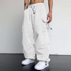 Unisex Black Plain Canvas Track Pants <b>Wind</b> <b>Breaker</b> Jogger Quick Dry Eco-Friendly Breathable Custom Printed Logo Comfortable - Product Image 5