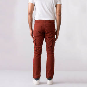 Pantalons cargo pour hommes en vente chaude avec 6 poches, pantalon de travail cargo pas cher, fabrication de vêtements - Product Image 2