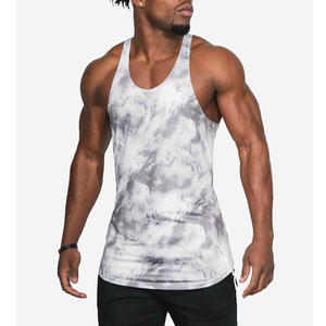 Vêtements de sport en gros, débardeur pour hommes, vêtements de sport en maille respirante, t-shirts sans manches, débardeurs de musculation d'été, débardeurs de fitness - Product Image 2