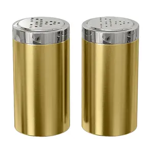 Agitador de sal y pimienta de acero inoxidable, tarro de especias de alta calidad, herramientas de hierbas y especias de nuevo aspecto, elegante, agitador de sal y pimienta - Product Image 4