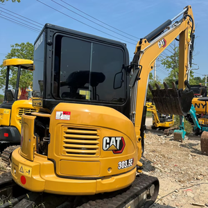 Venta caliente Original CAT 303.5E Mini excavadora usada Importada de Japón Excavadora pequeña Máquina de gato de segunda mano Trabajo de construcción Venta - Product Image 1