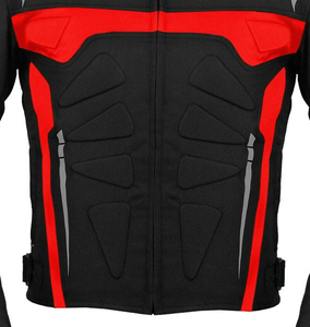 Chaqueta de Motocicleta de Cuero y Malla Transpirable con Protección Corporal, Reflectante, Impermeable, Resistente al Viento y con Protección UV, Unisex - Product Image 5
