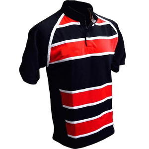 Camiseta de rugby Polo de manga corta 4 Way Stretch Voleibol profesional Sublimado Rugby Uniforme Fútbol Venta al por mayor Softball Jersey - Product Image 1
