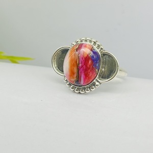 Natural Dahlia Turquoise <b>Ring</b> 925 Sterling <b>Silver</b> <b>Ring</b> Beautiful <b>Ring</b> Handmade <b>Ring</b> Designer Ovel <b>Ring</b> <b>Silver</b> <b>Ring</b> <b>Boho</b> <b>Ring</b> - Product Image 6