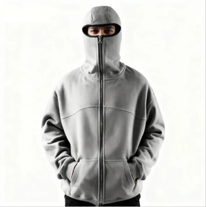 Sweat à capuche unisexe pour homme de qualité supérieure 100% coton Motif uni en polaire Tissu à séchage rapide - Product Image 4