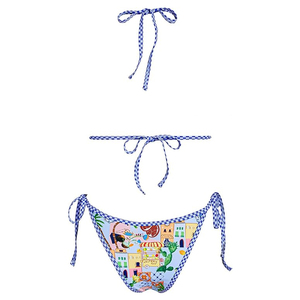 Traje de Baño Bikini Sexy de Color Sólido de Buena Calidad Hecho en Pakistán, Último Diseño, MOQ Bajo, Conjunto de Brasier y Ropa Interior para Mujer - Product Image 3