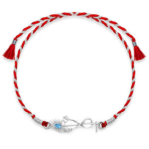 Rakhi Infinito de Plata Hecho a Mano para Coleccionistas Culturales - Product Image 1