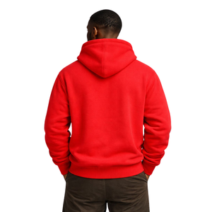 Felpa con Cappuccio Kappa Alpha Psi Rossa con Ricamo in Ciniglia Stile Old English K, Fraternità Greca Nupe 1911, Tessuto in Pile Premium - Product Image 2