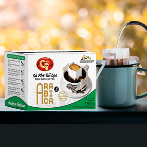 Hucafood ถุงหยดกาแฟอาราบิก้าเกรดพรีเมี่ยมรสชาติเป็นกลางพร้อมกล่องใส่โน้ตรสหวานขม - Product Image 1