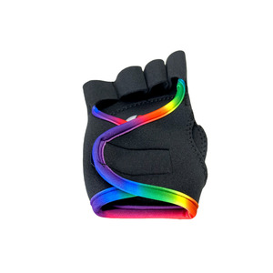 Gants de fitness demi-doigts en spandex unisexe respirants pour l'entraînement et l'haltérophilie au prix de gros - Product Image 4
