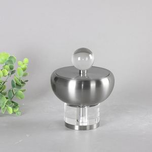 Modern Stainless Steel Bakhoor <b>Incense</b> Burner Set Wth Acrylic Base Luxury <b>Oud</b> Burner Home Decor Gift Premium Quality - Product Image 3