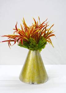 Premium Hot Metal Hammered Texture Pillar Shape Copper Toned Color Royal Look Flower <b>Vase</b> <b>Unique</b> Style Fancy Wedding Flower <b>Vase</b> - Product Image 5