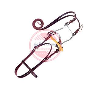 Bride de cheval en cuir de qualité supérieure équitation bride de cheval équestre brides de cheval en cuir - Product Image 2