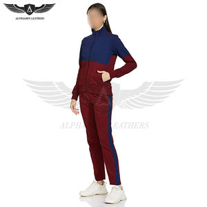 Survêtement d'hiver doublé de polaire pour femmes-Sweatshirt et pantalon deux pièces chauds-Fitness Jogging Suit Activewear - Product Image 4