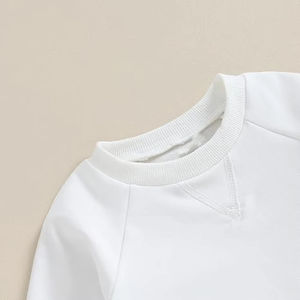 Conjuntos de chándales con capucha para invierno lisos y gruesos y cálidos de lana de algodón 430 GSM personalizados para niños al por mayor para invierno - Product Image 3