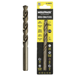 Broca Cilindrica Wolfpack in Cobalto HSS 12,00 mm. Blister 1 Unità. - Product Image 1