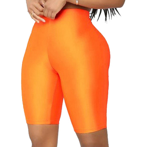Shorts de sport pour femmes, logo personnalisé, vente en gros, haute qualité, tissu éponge, taille mi-haute élastique, séchage rapide, respirant, écologique - Product Image 1