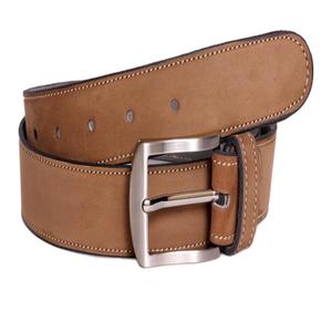 Nouveau design de marque en gros Tan Brown ceinture décontractée en cuir pleine fleur boucle en alliage de zinc hommes ceinture en cuir véritable - Product Image 2
