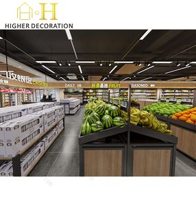 कस्टम टिकाऊ सुपरमार्केट डिस्प्ले अलमारियों के साथ कई अलमारियों के साथ रैक धातु फ्रेम - Product Image 2