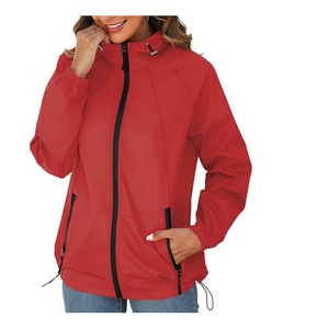 Chaqueta de lluvia de nuevo diseño, chaqueta cortavientos, Chaquetas deportivas de primavera cortavientos de alta calidad para mujer, disponibles a precio de fábrica - Product Image 5