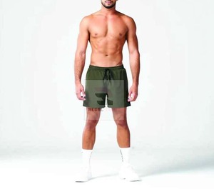 Vente en gros de shorts de sport pour hommes, shorts de gymnastique décontractés, pantalons avec caractéristiques anti-rides et écologiques, service OEM disponible - Product Image 4