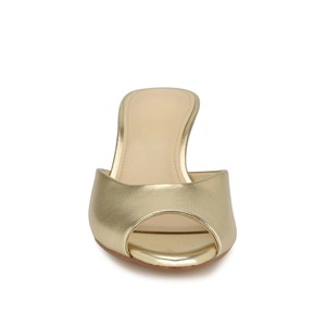 Saffron Bloes รองเท้าแตะส้นสูงสำหรับผู้หญิง, รองเท้าส้นฤดูร้อนเพิ่มความสูงกันลื่นระบายอากาศ - Product Image 4