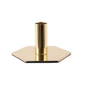 Bougeoir en métal de couleur dorée le plus vendu idéal pour les mariages et la décoration de Noël avec les tailles - Product Image 1