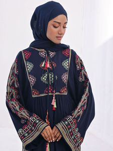 Customized Color New Design Modest <b>Abaya</b> Ladies Simple Fashion <b>Cheap</b> Price OEM Services Women's Islamic Long Dress Sale Chiffon - Product Image 5