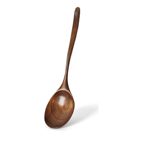 <b>Wood</b> Large Soup <b>Ladle</b> Deep Spoon Fantastic Design for Home Kitchen Needles Cooking Water Safe Polished at Reasonable Rate - Product Image 3