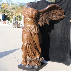 Grand Jardin Extérieur Bronze Déesse Grecque Romaine Sculpture Bronze Ailé Victoire de Samothrace Statue à Vendre - Product Image 6