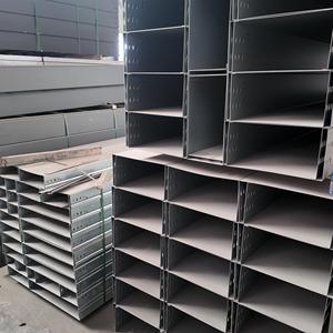 200mm Custom Support System Perforated Trough Galvanized Steel <b>Cable</b> Tray <b>Cable</b> Trunking - Product Image 4