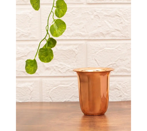 Tasse en cuivre pur Pot en cuivre ensemble de verres à vin cadeau d'anniversaire verre à eau verre en cuivre Ayurveda bienfaits pour la santé faits à la main en Inde - Product Image 6