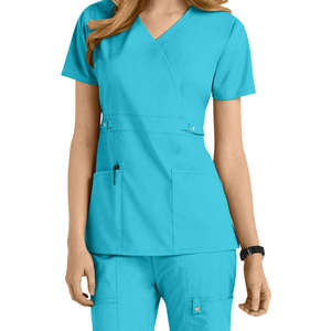 2023 infirmière uniforme médecin gommage ensemble coton à manches longues haute qualité médical musulman islamique dentiste chirurgie respirant vêtements de travail - Product Image 1