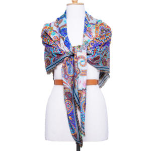 Schal stola schultertuch umschlagtuch umhangetuch umhang umhangetuch kopftuch umschlagetuch ไหมพิมพ์ดิจิตอล - Product Image 3