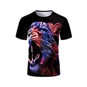 Hauts respirants de haute qualité imprimés polynésiens à manches courtes de plage d'été pour hommes vente en gros de t-shirt personnalisé grande taille sublimation - Product Image 3