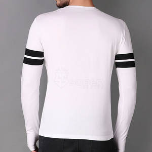 Chemise à manches longues de service OEM Derniers t-shirts à manches longues personnalisés T-shirts à manches longues de coupe à des prix abordables - Product Image 4