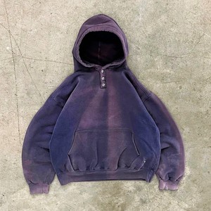 Vente en gros Sweats à capuche épais 100% coton 6XL pour hommes, avec logo personnalisé, fermeture éclair à l'épaule thermique délavé à l'acide, polaire de haute qualité - Product Image 5