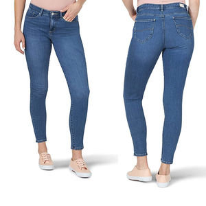 Pantalones Vaqueros de Algodón Transpirables de Corte Medio Ajustado y Estilo Único para Mujer, Talla Grande Regular con Efecto Desgastado - Product Image 5