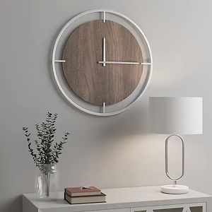 Reloj de Pared Metálico Contemporáneo, Ideal para Oficinas Elegantes, con Estructura Elegante y Durabilidad Duradera - Product Image 4