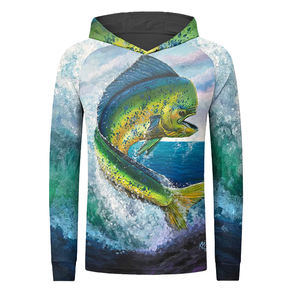 Moda 2025, Jersey de pesca de manga larga para hombre, sudaderas con capucha de verano de secado rápido transpirables, características transpirables de secado rápido, sublimación DTF - Product Image 4