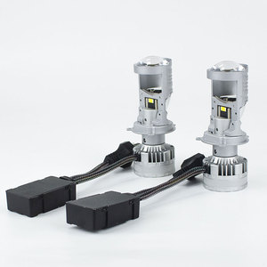 Projecteur Bi-LED Haute Puissance 150W <span class=keywords><strong>15000</strong></span> LM avec Lentille H4, Ampoule LED Auto pour Phares de Voiture, Faisceau Haut et Bas - Product Image 1