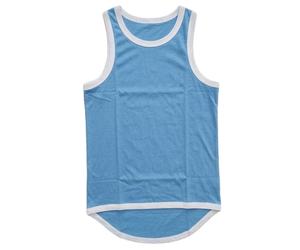 Camiseta sin mangas transpirable de algodón 100% para hombre, con logo personalizado, para granja oviña, de punto, tallas grandes, cola larga - Product Image 4