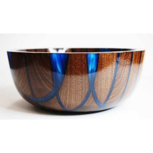 Best Selling Home Dinnerware Food Serving Bowl Latest Design Customized Size Wood and <b>Resin</b> Dining <b>Table</b> <b>Top</b> Dessert Bowl - Product Image 1