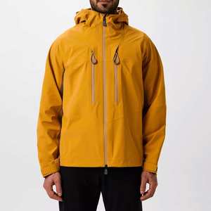 Veste de pluie à capuche imperméable et légère à fermeture éclair pour hommes, veste en duvet d'extérieur chaude et respirante pour hommes - Product Image 6
